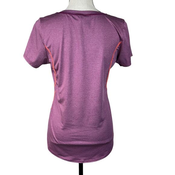 Under Armour Small Fitted ISO-Chill Top HeatGear Short Sleeves V-Neck Hi-Low Hem - Picture 7 of 10